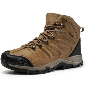 NORTIV 8 Men’s Size 13 Waterproof Hiking Boots Ankle High Lightweight Trail